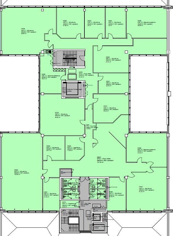 960m² ufficio