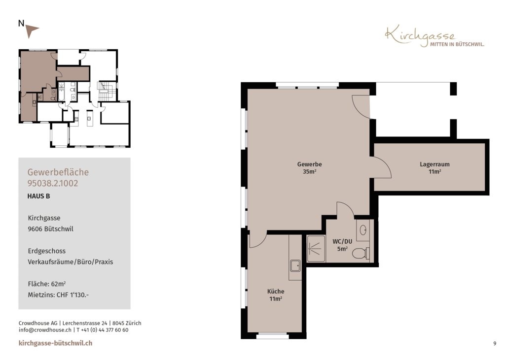 62m² commercial