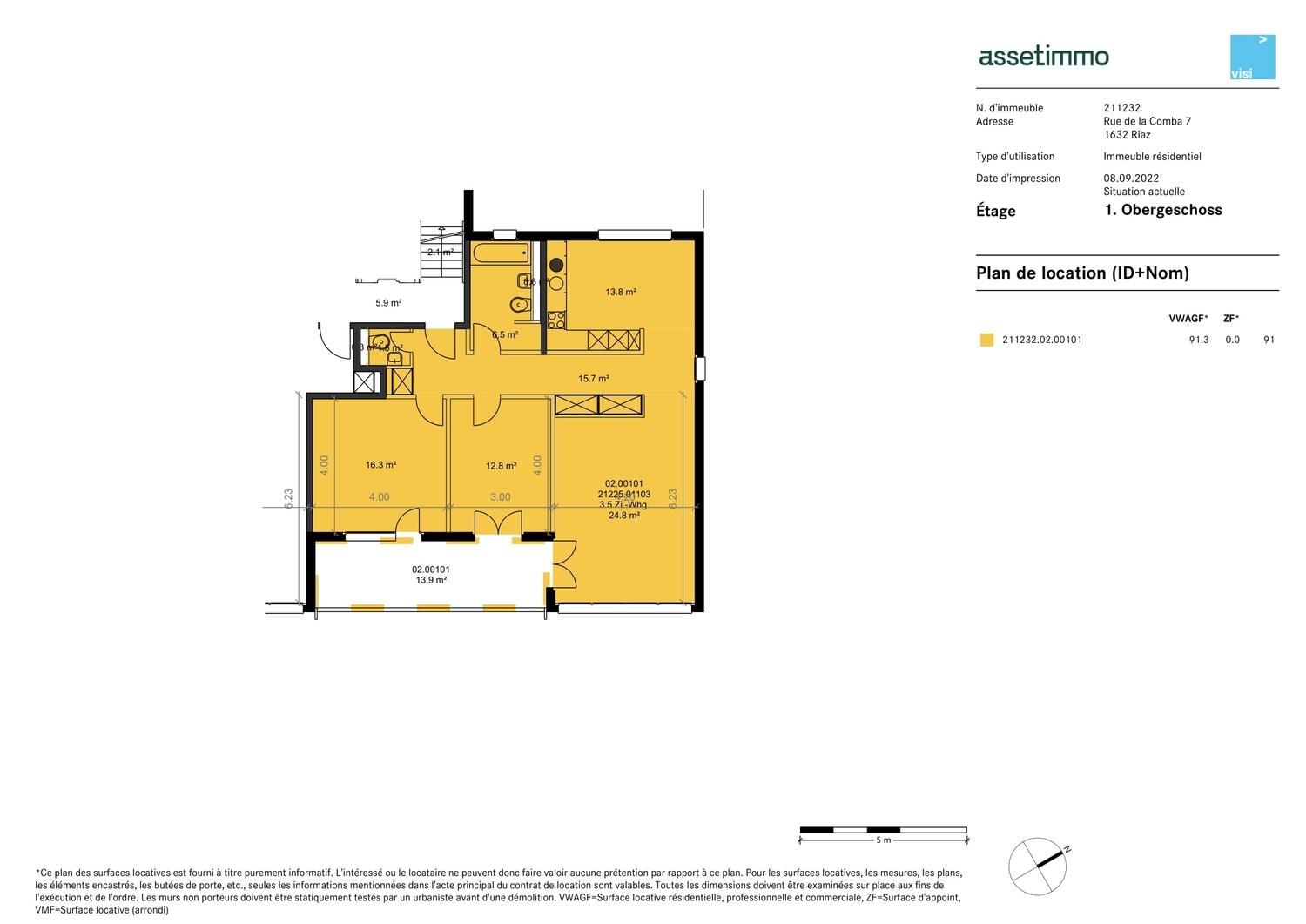 3 ½ rooms apartment