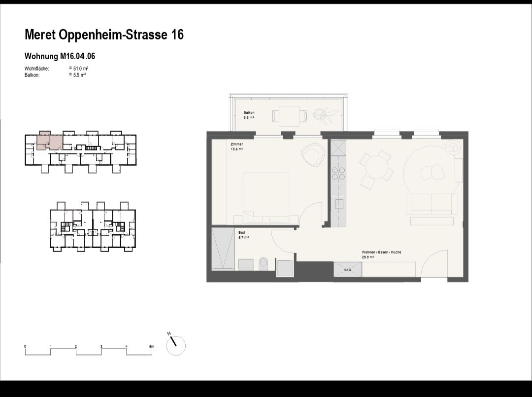 2 ½ rooms apartment