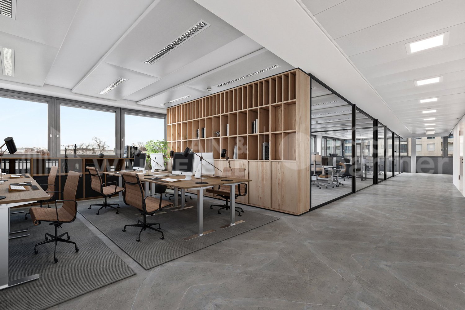 288m² office
