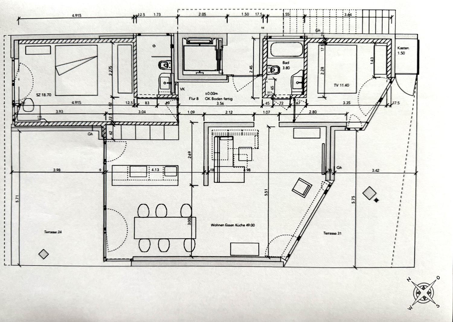 3 ½ rooms apartment