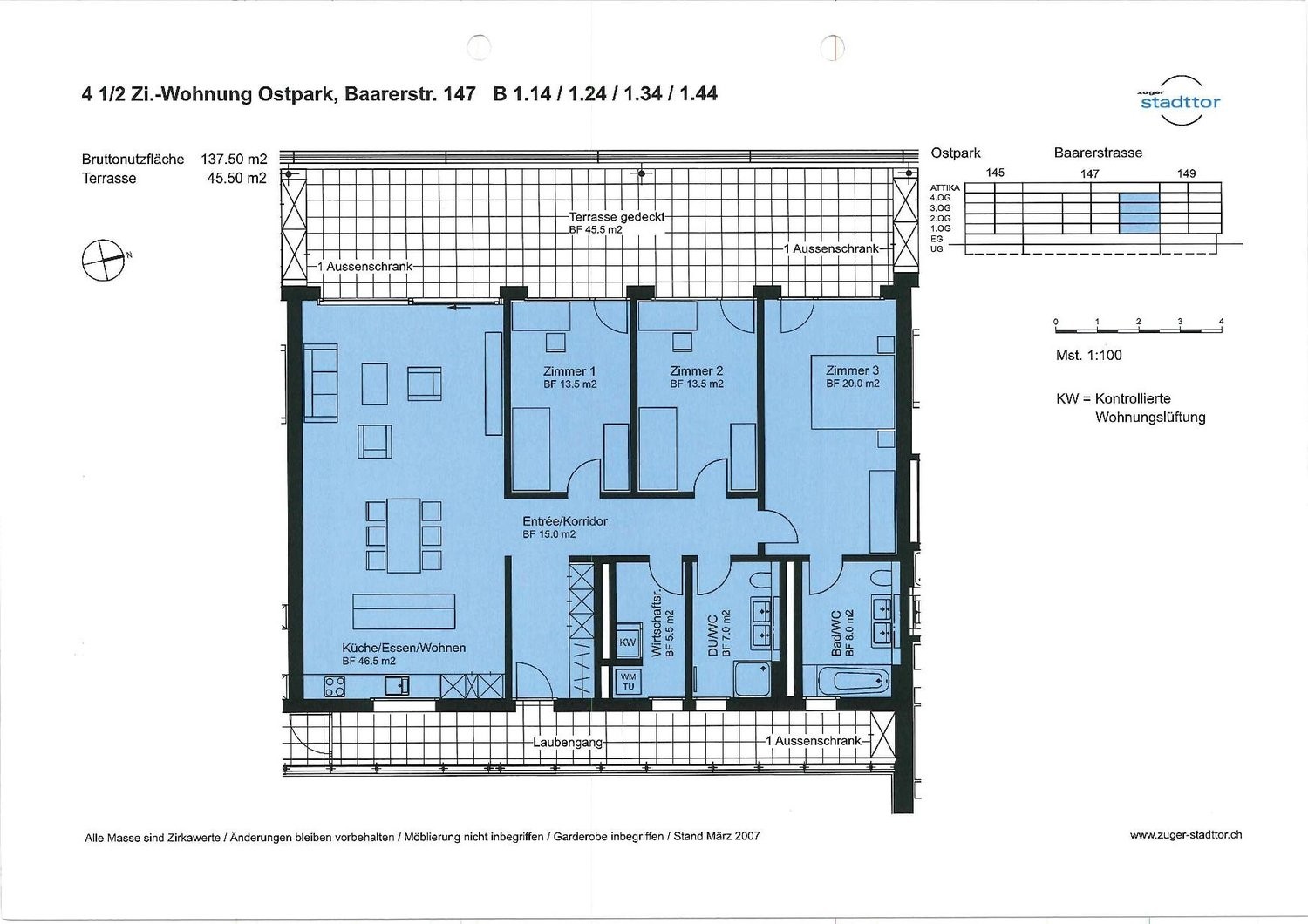 4 ½ rooms apartment