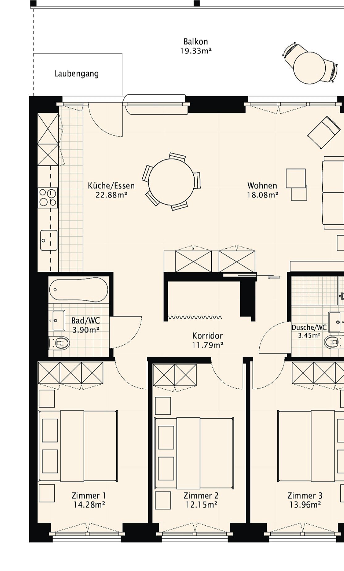 Room in a shared flat