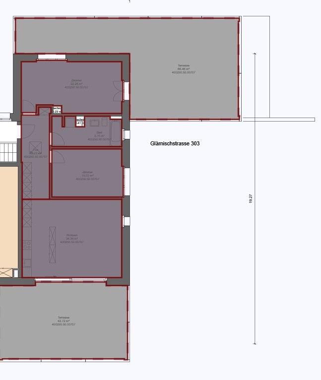 3 ½ rooms attic flat