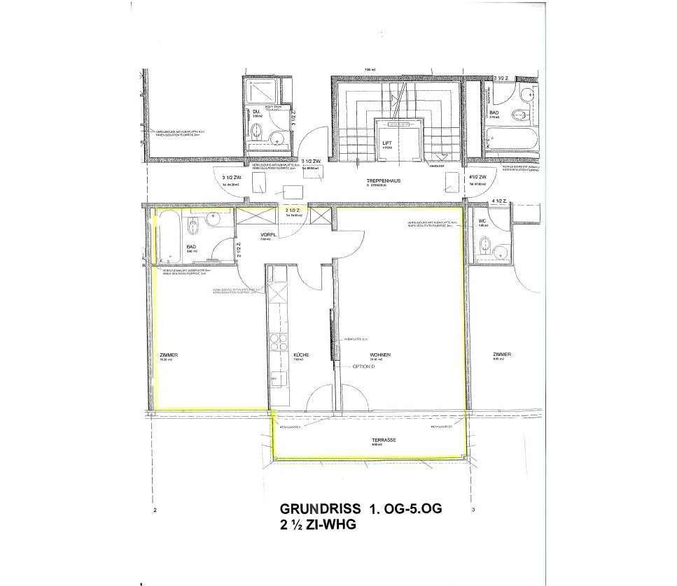 2 ½ rooms apartment