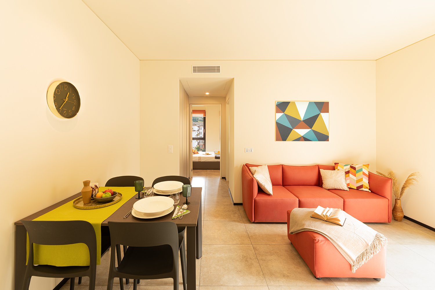 2 ½ rooms furnished flat