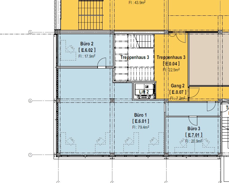 125m² office