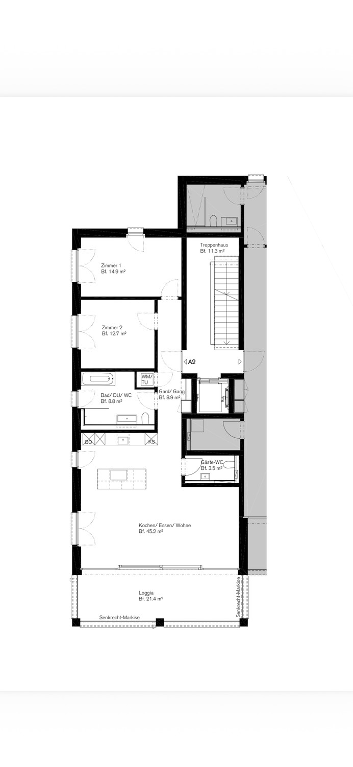 3 ½ rooms apartment
