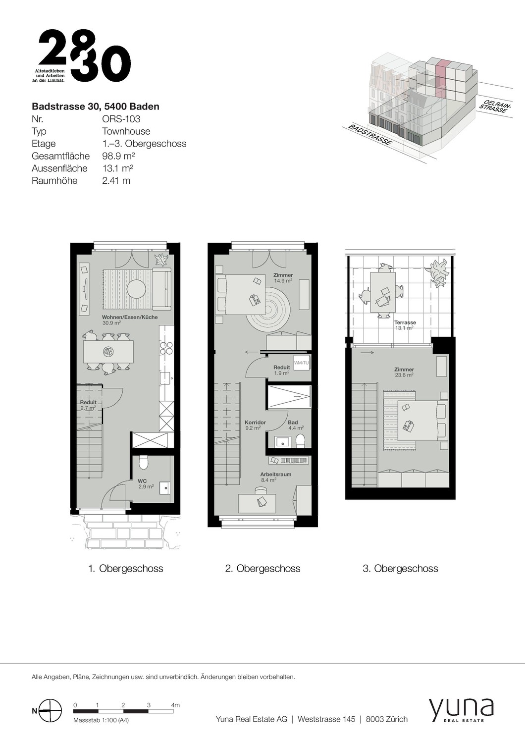 4 rooms apartment