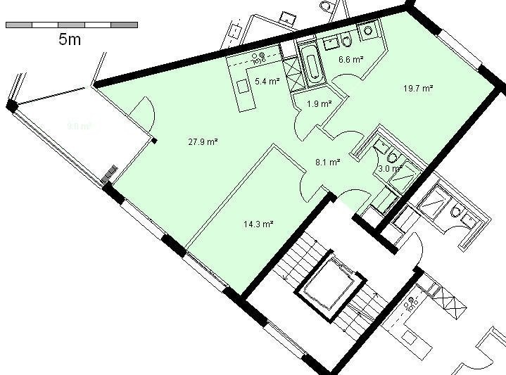 Appartamento di 3 ½ locali