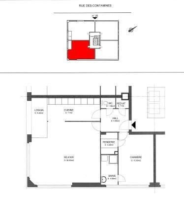 3 rooms apartment